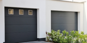 flat panel garage door style