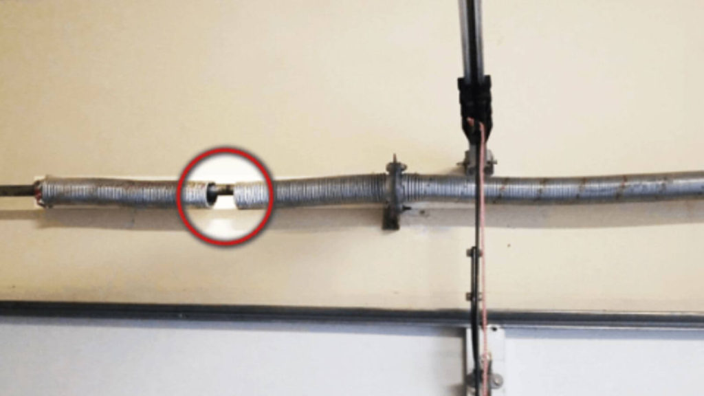 garage door spring broken