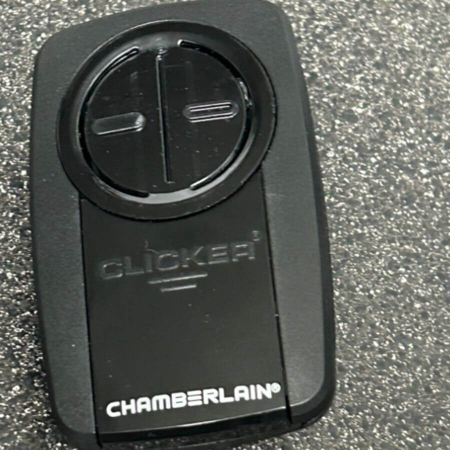 faulty garage door remote chamberlain