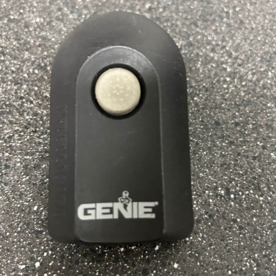 faulty garage door remote genie