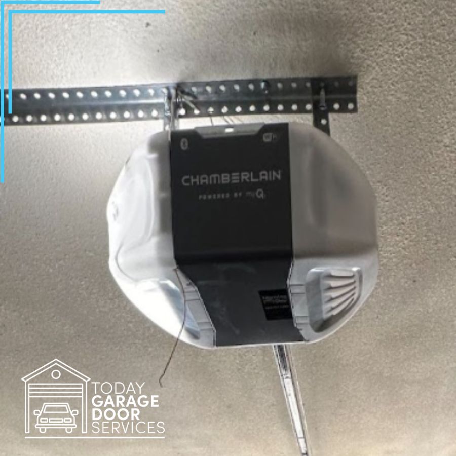 garage door motor that the lights are flickering