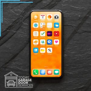 phone app to open garage